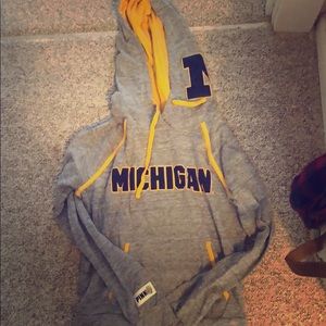 Pink Michigan sweatshirt